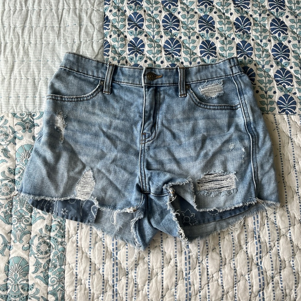 Aerie denim shorts